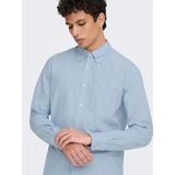 Only & Sons Onsgaton Reg Ls Shırt 0360 Frml Erkek Mavi Gömlek - 22034511