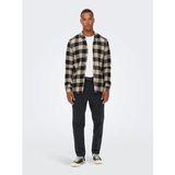 ONLY & SONS ONSGUDMUND ERKEK KARELİ GÖMLEK _lacivert