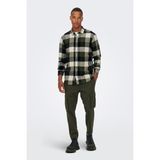 Only & Sons Onsgudmund Ls 3t Check Shırt Noos Erkek Beyaz Uk Gömlek - 22020301