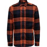 Only & Sons Onsgudmund Ls 3t Check Shırt Noos Erkek Kırmızı Uk Gömlek - 22020301