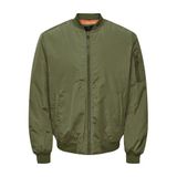 Only & Sons Onsjoshua Bomber OTW Vd Noos erkek montu, Zeytin gecesi, XL