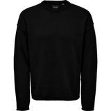 Only & Sons Onskasey Lıfe Ds 5 Crew Knıt Erkek Siyah Kazak - 22026495