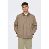 Only & Sons Onskosmo Regular Fit Ceket Yaka Erkek Mont 22031626 BEJ