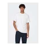 Only & Sons ONSLEVI LIFE REG TEXT SS TEE Erkek White T-Shirt - 22028147