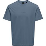 Only & Sons Onslevi Pamuk Relaxed Fit Bisiklet Yaka Logolu T Shirt Erkek T Shirt 22028147 - İndigo