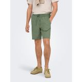 Only & Sons Onslınus 0007 Cot Lın Shorts Noos Erkek Yeşil Şort - 22024967