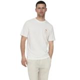 ONLY & SONS Onsmanuel Life Reg Ss Desert Tee erkek tişörtü, Cloud Dancer., XS