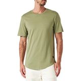 ONLY & SONS Onsmatt Life Longy Ss Tee Noos erkek tişörtü, Yağlı Yeşil, S