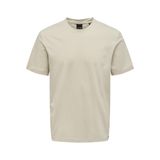 Only & Sons ONSMAX LIFE REG SS STITCH TEE NOOS Erkek Tişört, Pelican, S