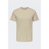 Only & Sons Onsmax Lıfe Ss Stıtch Tee Noos Erkek Sarı T-Shirt - 22025208