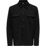 Only & Sons Onsnewkodyl Overshırt Sweat Noos Erkek Siyah Uk Gömlek - 22021279 - XL