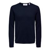 Only & Sons Onspanter Reg 12 Struc Crew Knıt Noos Erkek Mavi Kazak - 22016980