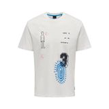 Only & Sons ONSPAX REG PLACEMENT PRINT SS TEE Erkek Tişört, Krem, L
