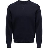 Only & Sons Onspın Reg 12 Solıd Crew Knıt Erkek Lacivert Kazak - 22027590