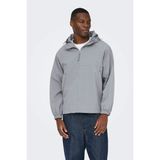 Only & Sons Onssean Regular Fit Kapüşon Yaka Mont Erkek Mont 22036737 - Gri