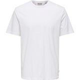 Only & Sons Onssmart Lıfe Reg Ss Tee Erkek Beyaz T-Shirt - 22026726 - XL