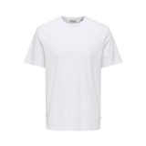 Only & Sons Onssmart Lıfe Reg Ss Tee Erkek Beyaz T-Shirt - 22026726