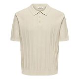 Only & Sons Onsthıjs Rlx Ss Polo Knıt Erkek Gray T-Shirt - 22036558 - Gri