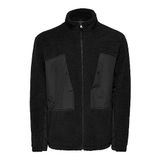 Only & Sons Onsvillads Sherpa Mix Jacket Otw Erkek Polar Ceket 22022512-BLACK Siyah S