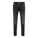 Only & Sons Onswarp WB 9095 DCC DNM Noos Skinny Siyah Erkek Jean
