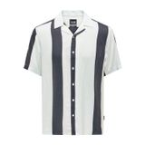 Only & Sons ONSWAYNE LIFE REG STRIPE VISCOSE SHIRT Erkek Gömlek, Lacivert, XL