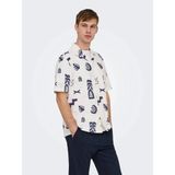 Only & Sons Onswhite Resort Reg Ss Shirt Erkek Gömlek Beyaz (22037244)