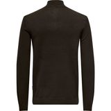 Only & Sons Onswyler Lıfe Reg 14 Half Zıp Knıt Noos Erkek Brown Kazak - 22021264
