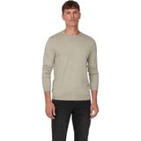 Only & Sons Onswyler Lıfe Reg 14 Ls Crew Knıt Noos Erkek Bej Kazak - 22020088 - M