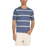 Only & Sons ONSWYLER LIFE REG 14 SS STRIPED KNIT Erkek Kazak, Mavi, M Beden