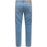 Only & Sons Orta Bel Dar Açık Mavi Erkek Denim Pantolon 22027900 Onsweft Ey Box Jeans Noos