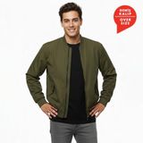 Only & Sons Padded Bomber Ceket, M, ONSRUSSEL PADDED BOMBER O, Haki, Erkek