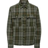 Only & Sons Rahat Yeşil Kareli Erkek Gömlek 22025629_ONSSCOTT LS CHECK FLANNEL