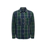 Only & Sons Rahat Yeşil Kareli Erkek Gömlek ONSLEE OVR LS CHECK SHIRT