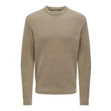 Only & Sons Regular Fit Kazak, XL, 22030208, haki, Erkek