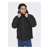Only & Sons Siyah Erkek Mont ONSCARL LIFE QUILTED JACKET NOOS OT