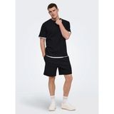 Only & Sons Siyah Erkek Normal Fit T-Shirt 22034263 Onstobıe Reg Ss Tee Noos