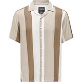 Only & Sons Wayne Lıfe Reg Vıscose Erkek Haki Gömlek 22026100-03 - XL