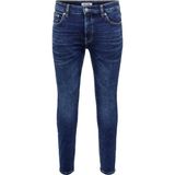 Only & Sons Yüksek Bel Dar Erkek Denim Pantolon 22026095-ONSWARP SKINNY D. BLUE 609, 31-32