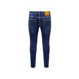 Only & Sons Yüksek Bel Dar Erkek Denim Pantolon 22026095-ONSWARP SKINNY D. BLUE 609, 32-32