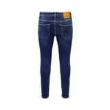 Only & Sons Yüksek Bel Dar Erkek Denim Pantolon 22026095_ONSWARP SKINNY D. BLUE 609