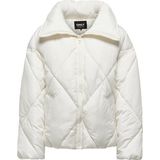 Only Tamara Short Quilted Kadın Beyaz Kapitone Şişme Mont - Krem
