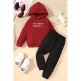 Only Trendwear Çocuk Los Angles Baskılı Eşofman Takımı - Kırmızı - 9 - 10 Yaş