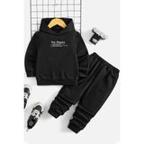 Only Trendwear Çocuk Los Angles Baskılı Eşofman Takımı - Siyah - 3 - 4 Yaş