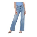 Only Wide Leg Yüksek Bel Light Blue Denim Kadın Kot Pantolon