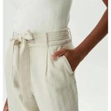 Only Yüksek Belli Linen Culotte Kadın Rengi Pantolon
