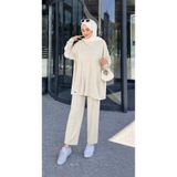 onlymoon Kadın Tesettür Oversize Kesim Bluz Havuç Kesim Pantolon Alt Üst İkili Takım | Günlük Tesettür Giyim | Rahat Kesim Kadın Takım | Bluz ve Pantolon Takımı | Şık Günlük Kullanıma Uygun İkili Takım | Rahat