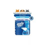 Onlyone Kedi-Köpek Çiş Pedi 60X90 Cm 30'Lu 6 Paket