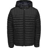 Only&sons Erkek Mont Paul Quilted Hood 22015121-BLK - XL - Siyah