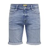 ONLY&SONS Erkek ONSPLY MBD 8772 SHORTS TAI DNM NOOS Şort Medium Blue Denim L