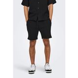 Only&Sons Erkek Siyah Günlük Şort XL Beden ONSTEL-PAS 0158 SHORTS Modeli